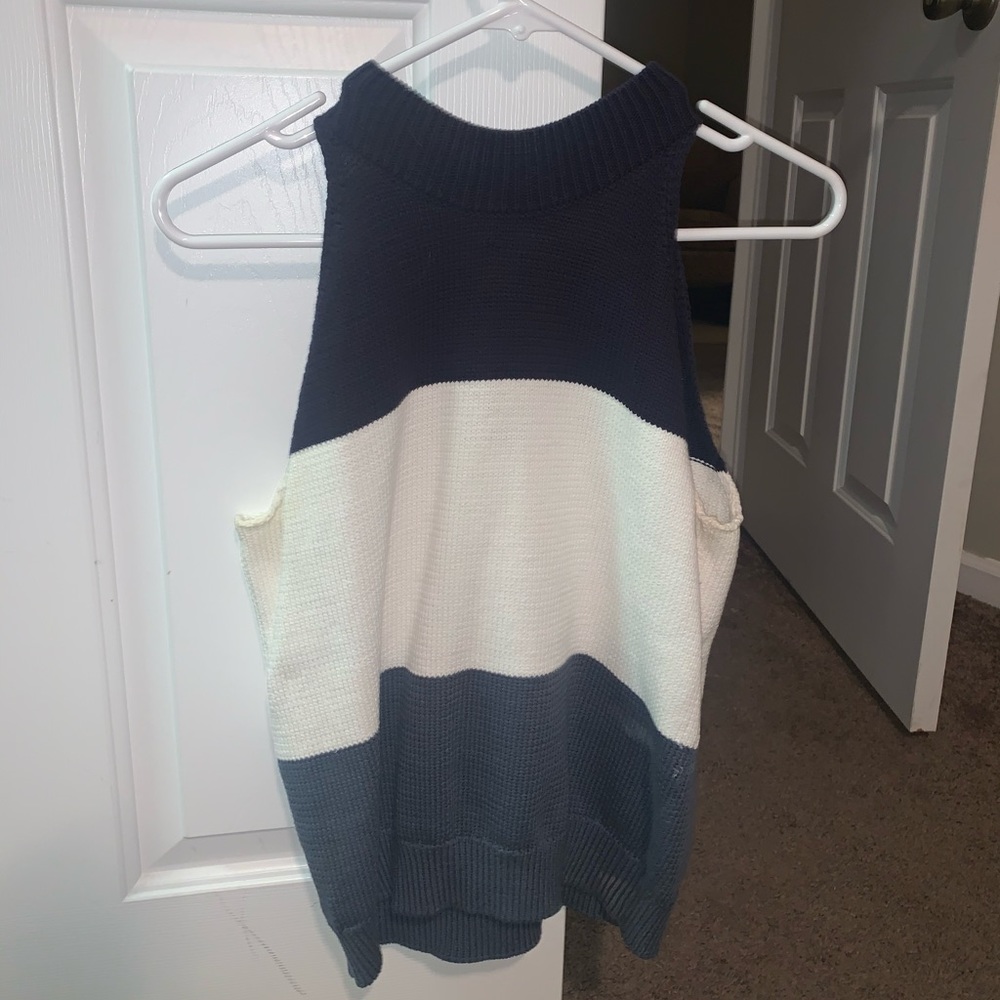 Ann Taylor Colorblock Sweater Tank- Size M